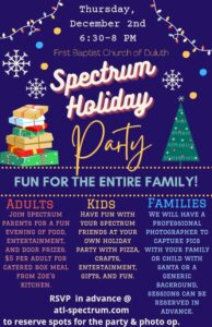 Spectrum Holiday Party Invitation